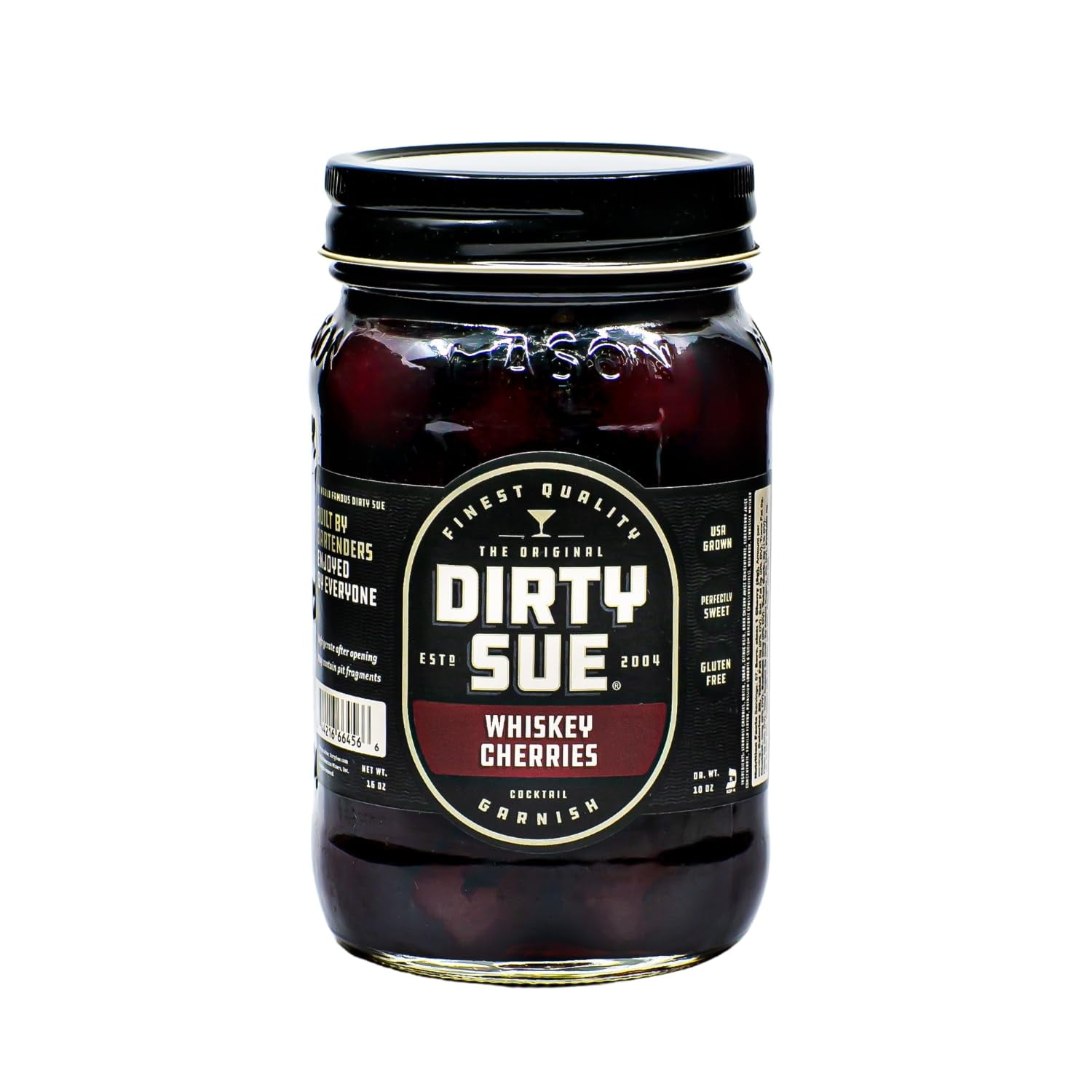Dirty Sue Whiskey Cocktail Cherries (1 Pack)