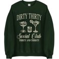 thumbnail image 1 of Dirty Thirty Social Club Sweatshirt - Funny 30th Birthday Crewneck, Dirty 30 Sweatshirt, 1 of 6
