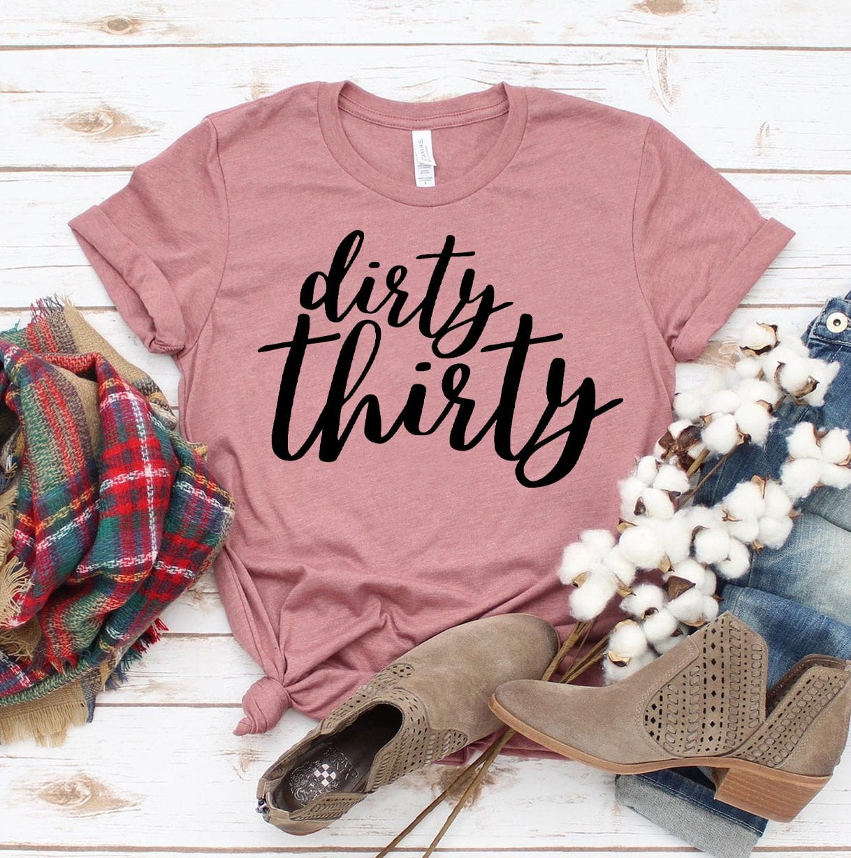 Womens Dirty Thirty T-Shirt Womens Dirty Thirty T-Shirt