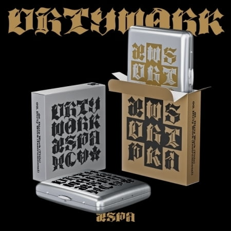 Aespa - Dirty Work - Dirty Tin Case Version - w/Booklet, Folding Card, Sticker, Cubic Sticker, Photocard A + Photocard B - Music & Performance - CD