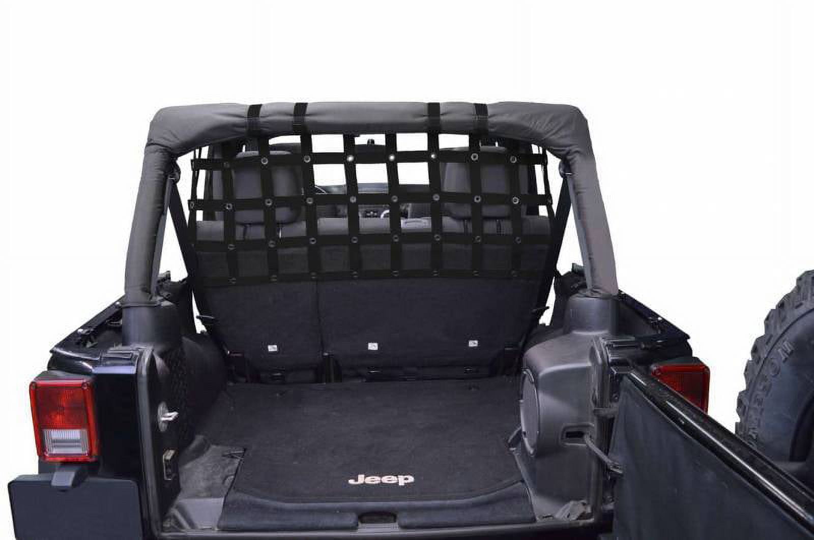 Dirtydog 20072018 Fits Jeep Wrangler JKU 4 Door Pet Divider Rear Seat