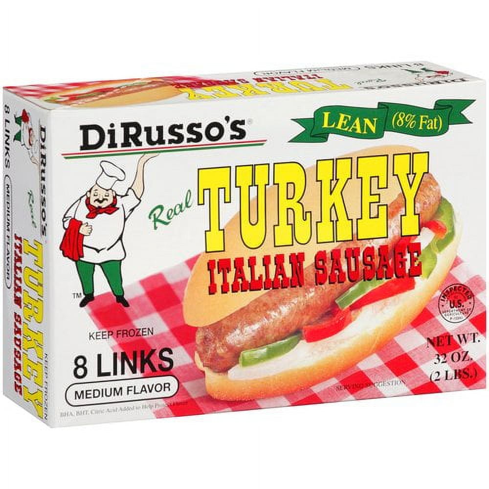 Dirussos Dirusso's Turkey Italian Sausage Link
