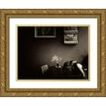 thumbnail image 1 of Dirven, Ton 18x15 Gold Ornate Wood Framed with Double Matting Museum Art Print Titled - Grief, 1 of 4
