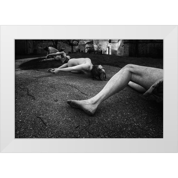 Dirven, Ton 32x23 White Modern Wood Framed Museum Art Print Titled - Warzone