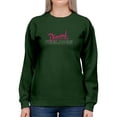 thumbnail image 1 of Dis Feelings Quote Sweatshirt Women -Image by Shutterstock, Female Medium, 1 of 4