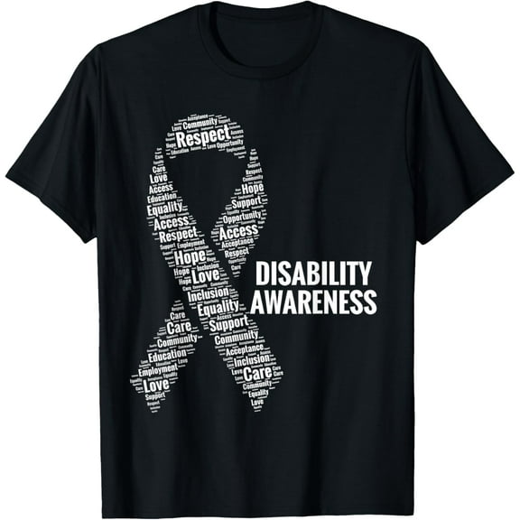 Disability Awareness Respect Access Care Advocacy Gift T-Shirt