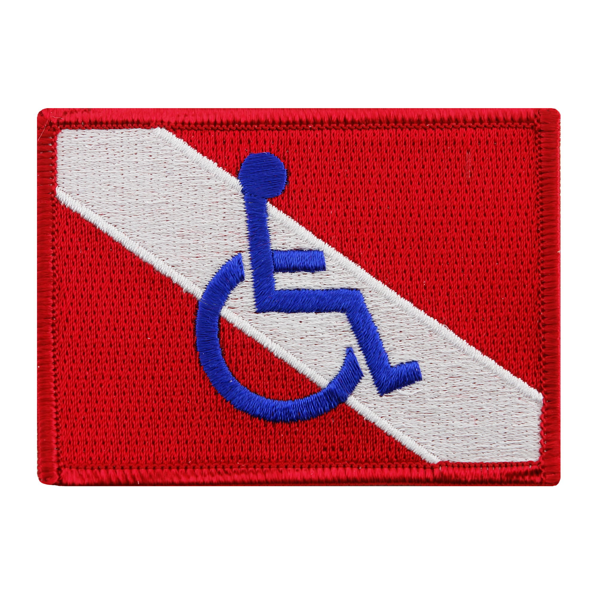 Disabled Diver Embroidered Iron-on Scuba Diving Flag Patch - Walmart.com