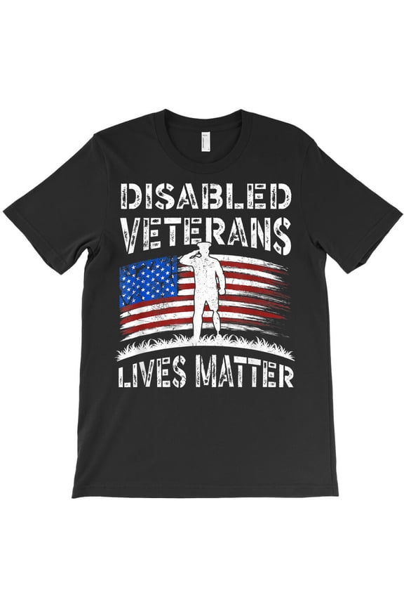 Disabled Veterans Combat American Soldier, Lives Topic Military Support G3729 Unisex T-Shirt, Up to Size 5XL