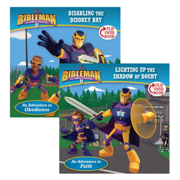 Pre-Owned Bibleman: Disabling the Disobey Ray/Lighting Up the Shadow of Doubt, Flip-Over Book (Paperback)