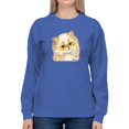 thumbnail image 1 of Disappointed Kitten Sweatshirt Women -Kayomi Harai Designs, Female 5X-Large, 1 of 4