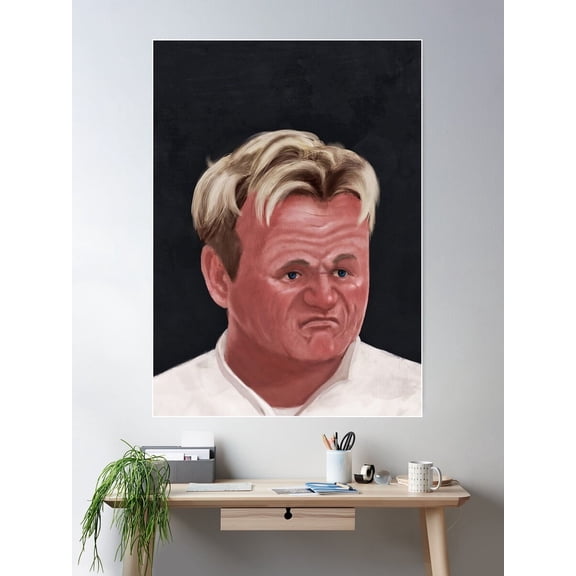 Disappointed Ramsay Poster Wall Art, Modern Wall Decor For Living Room Bedroom, 12x18 UNFRAMED