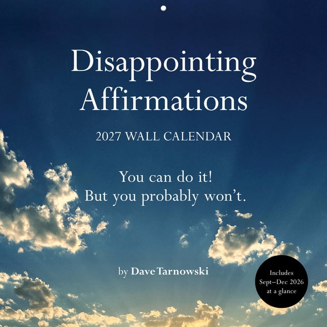 Disappointing Affirmations Disappointing Affirmations 2027 Wall Calendar, (Paperback)