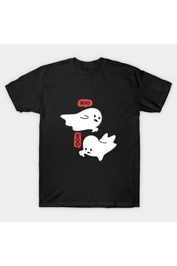 Disapproving Ghosts Boo Funny Retro Halloween Paranormal Judgey Spirits G4447 T-Shirt, for men and women, Up to Size 5XL