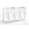 thumbnail image 1 of Disar 60'' Double Bathroom Vanity Base Only, 1 of 6