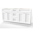 thumbnail image 1 of Disar 63'' Double Bathroom Vanity With Drawer Base Only, 1 of 6