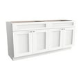 thumbnail image 1 of Disar 72'' Double Bathroom Vanity With Drawer Base Only, 1 of 7