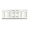 thumbnail image 1 of Disar 78'' Double Bathroom Vanity Base only in White, 1 of 10