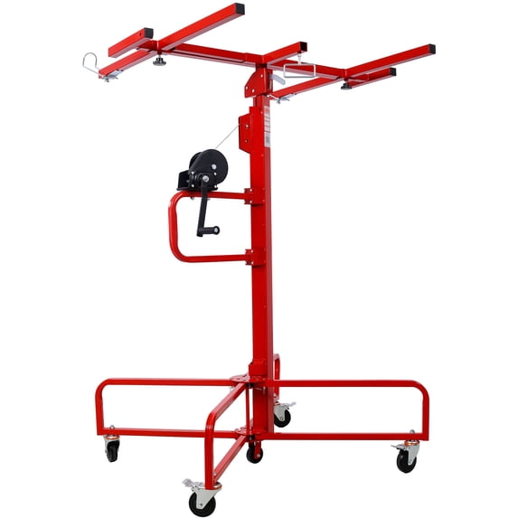 Disassembly 13ft Height, 4ft x 16ft Drywall Lift Panel Construction Tools Hoist Jack Lifter Caster