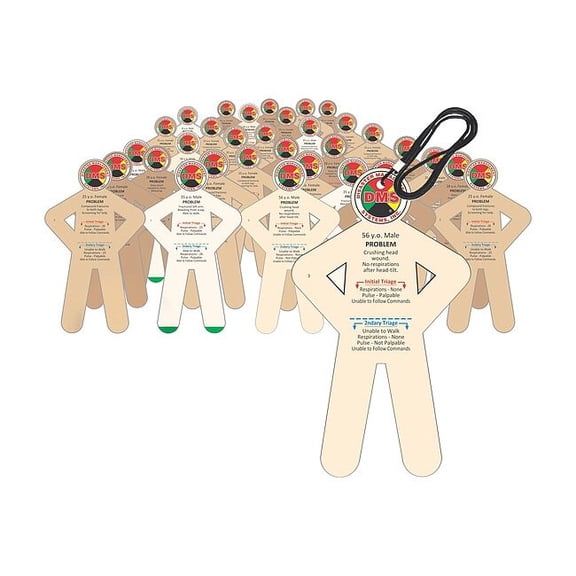 Disaster Management Systems Patient Victim Cards,PK32 DMS 05843