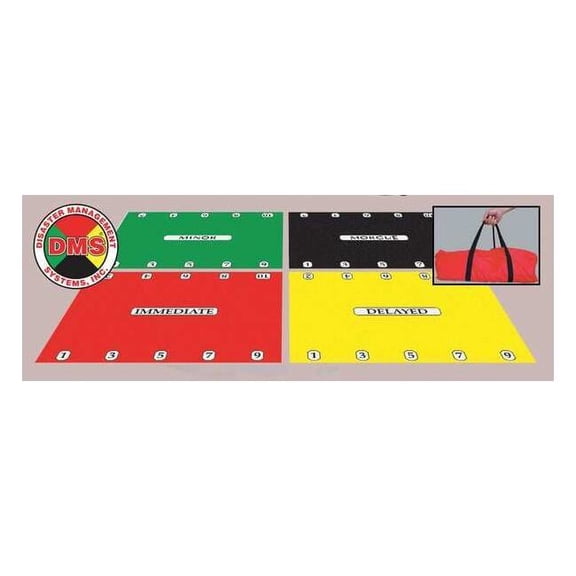 Disaster Management Systems Treatment Area Tarps,4 Pcs DMS 05004