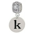 thumbnail image 1 of Disc 1/2'' Initial - k - Trust In God Charm Bead, 1 of 1