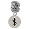 thumbnail image 1 of Disc 1/2'' - Symbol - Dollar Sign - $ - Large Rope with Cross Beads Charm Bead, 1 of 1