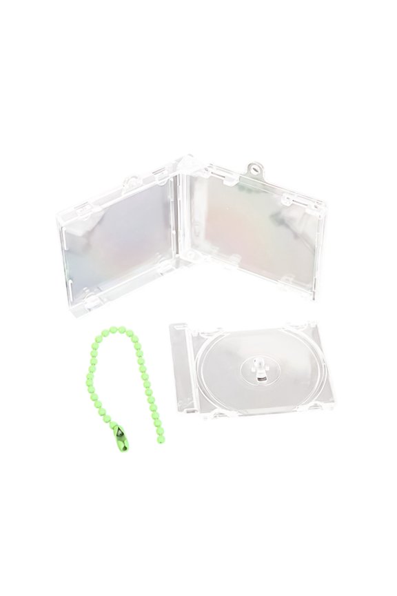 Disc Album Pendant Keychain Blanked Disc Box Keychain Suitable For Keychain Backpack Pendant Chain Disc Acrylic Keychain