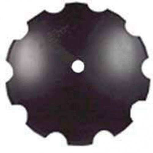 Disc Blade 22" Notched Edge 3/16" Thickness 1-1/2" Round Axle fits Universal Tillage Disc Blades 719 223606N