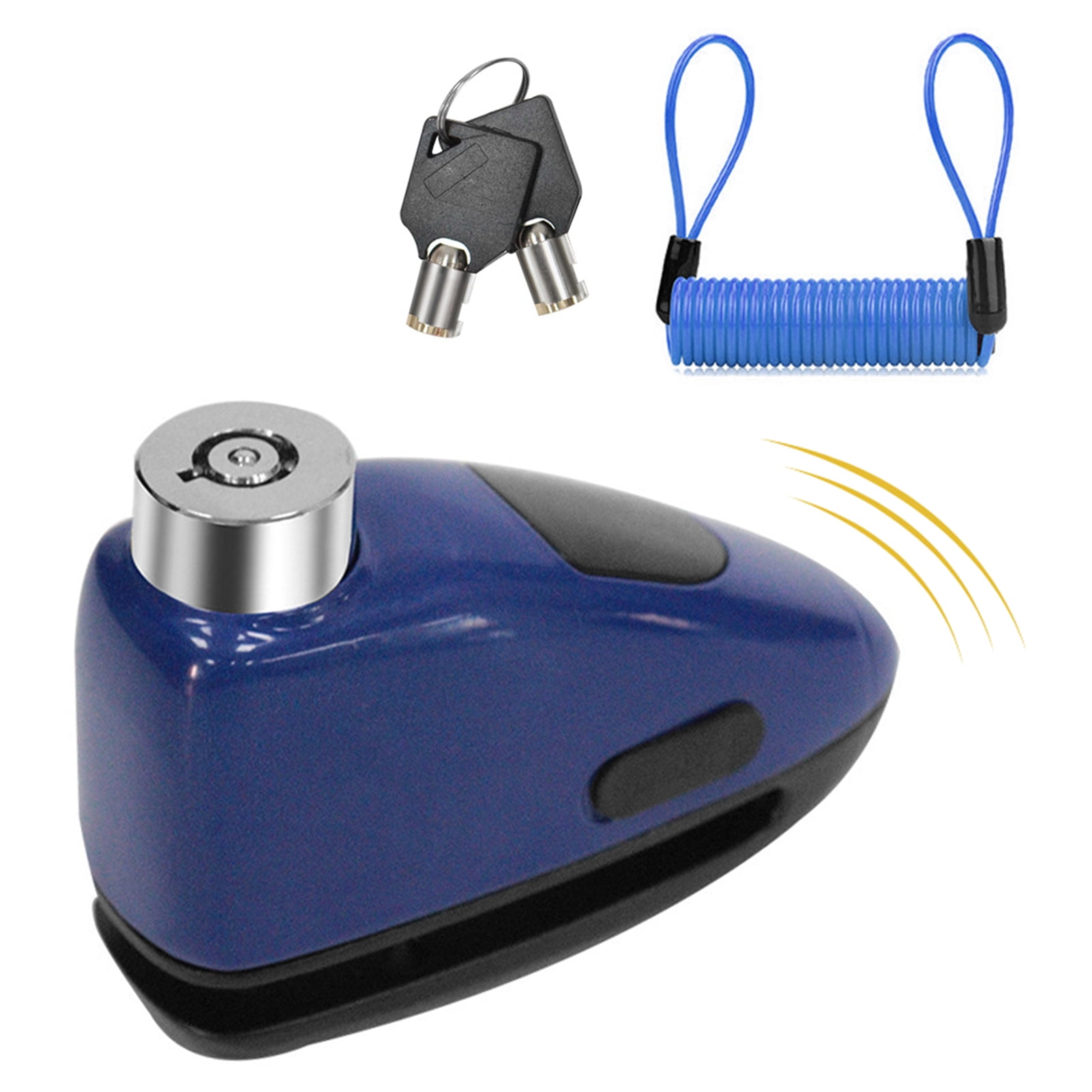 Disc Brake Alarm Lock Waterproof theft Wheel Disc Lock with Reminder