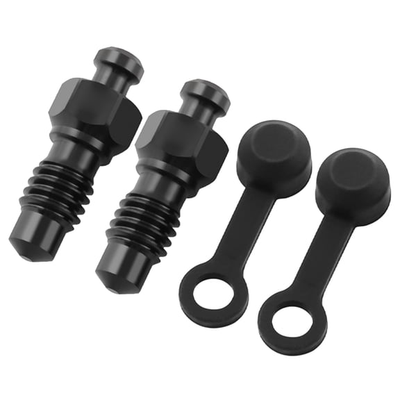 Disc Brake Caliper Exhaust Screw with Dust Caps Motorcycle Brake Caliper Bleed Screw Metal Bleed Screw Accessories