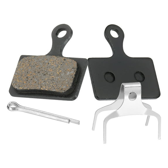 Disc Brake Pad 1.03" x 1.16" Semi-Metallic Resin Bike Brake Pads with Spring and Pin for BB7 M355 M446 M640 Mountain Road Bikes, Black