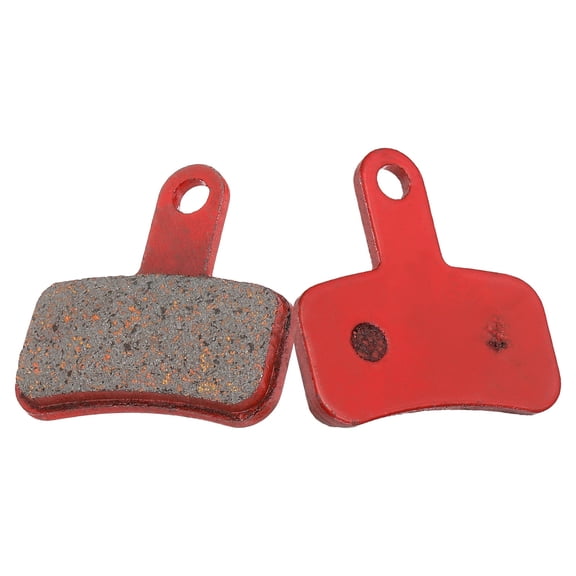 Disc Brake Pad 1.2" x 1.21" Semi-Metallic Resin Bike Brake Pads for BB7 M355 M446 M640 Mountain Road Bikes, Red