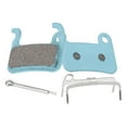 thumbnail image 1 of Disc Brake Pad 1.28" x 1.06" Semi-Metallic Bike Brake Pads with Spring and Pin for BB7 M355 M446 M640 Mountain Road Bikes, Blue, 1 of 7