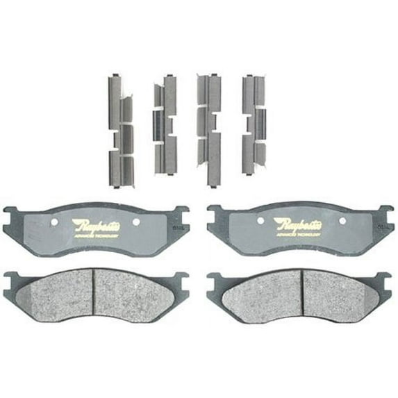 Disc Brake Pad-Advanced Technology Metallic Front,Rear Raybestos ATD966M Fits select: 2002-2003 DODGE RAM 1500, 2004-2005 DODGE RAM 1500 ST/SLT