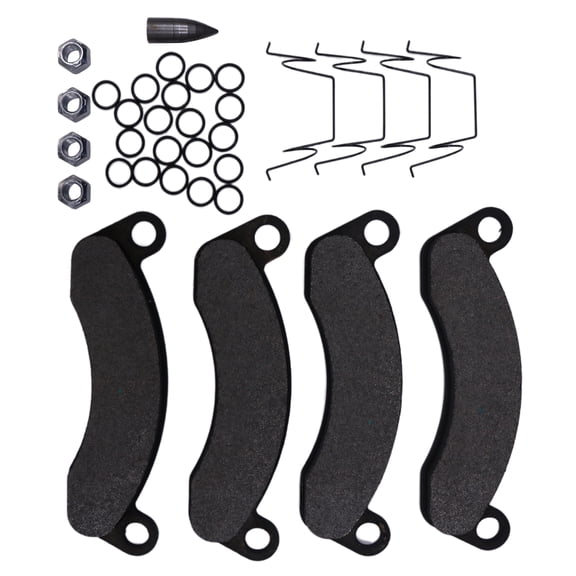 Disc Brake Pad Kit K71-180-00-RP K7118000 Compatible with Dexter 10000lb 12000lb Hydraulic Trailer Axle Brake Caliper RV Cargo Utility Semi Metallic Replacement Pads