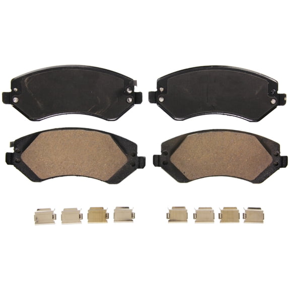 Disc Brake Pad-QuickStop Front WAGNER ZD856B Fits select: 2005-2006 DODGE GRAND CARAVAN, 2005-2007 CHRYSLER TOWN & COUNTRY