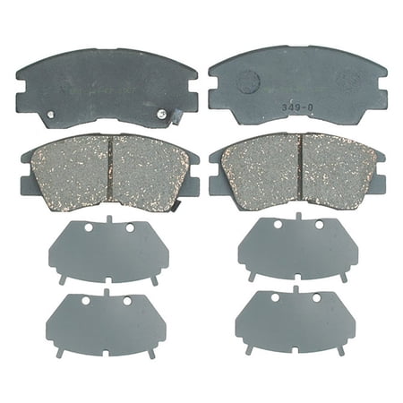 Disc Brake Pad Set Fits select: 1987-1993 DODGE RAM 50, 1994-1996 MITSUBISHI MIGHTY MAX
