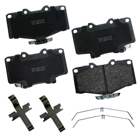 Disc Brake Pad Set Fits select: 1992-1995 TOYOTA 4RUNNER, 1996-1998 TOYOTA T100