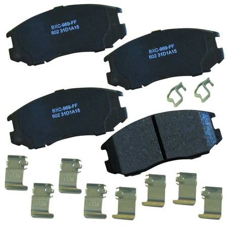 Disc Brake Pad Set Fits select: 1993-2000 MITSUBISHI MIRAGE, 1992 DODGE COLT