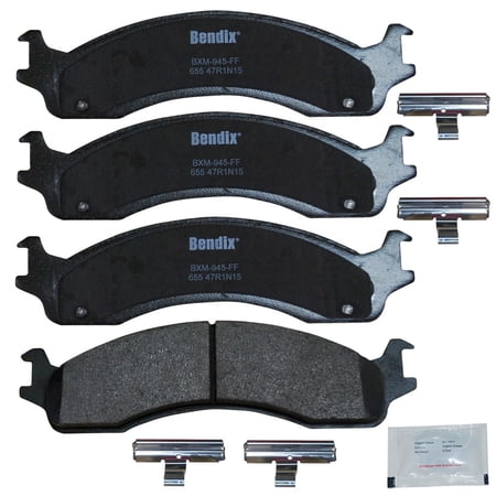 Disc Brake Pad Set Fits select: 1995-1997 FORD F250, 1995-2007 FORD ECONOLINE