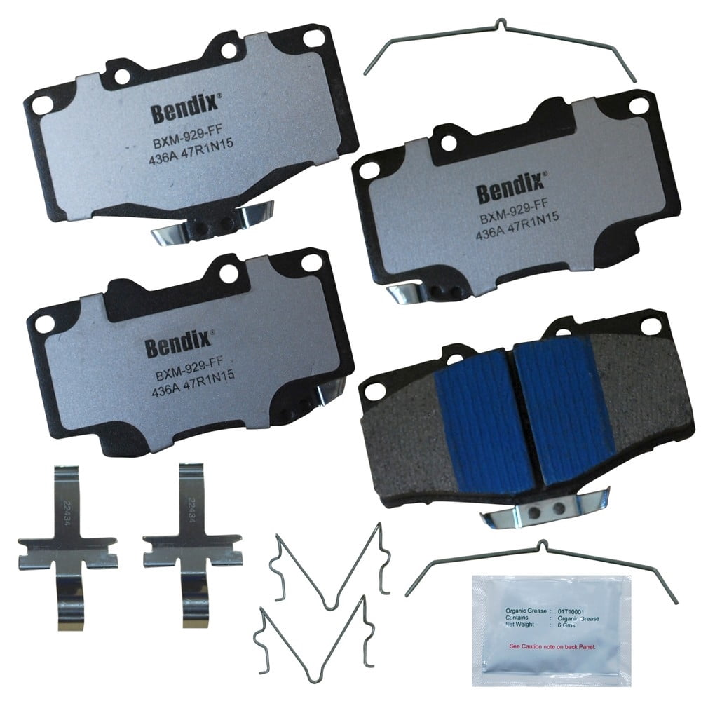 Disc Brake Pad Set Fits select: 1995-1998 TOYOTA TACOMA, 2001-2002 TOYOTA 4RUNNER