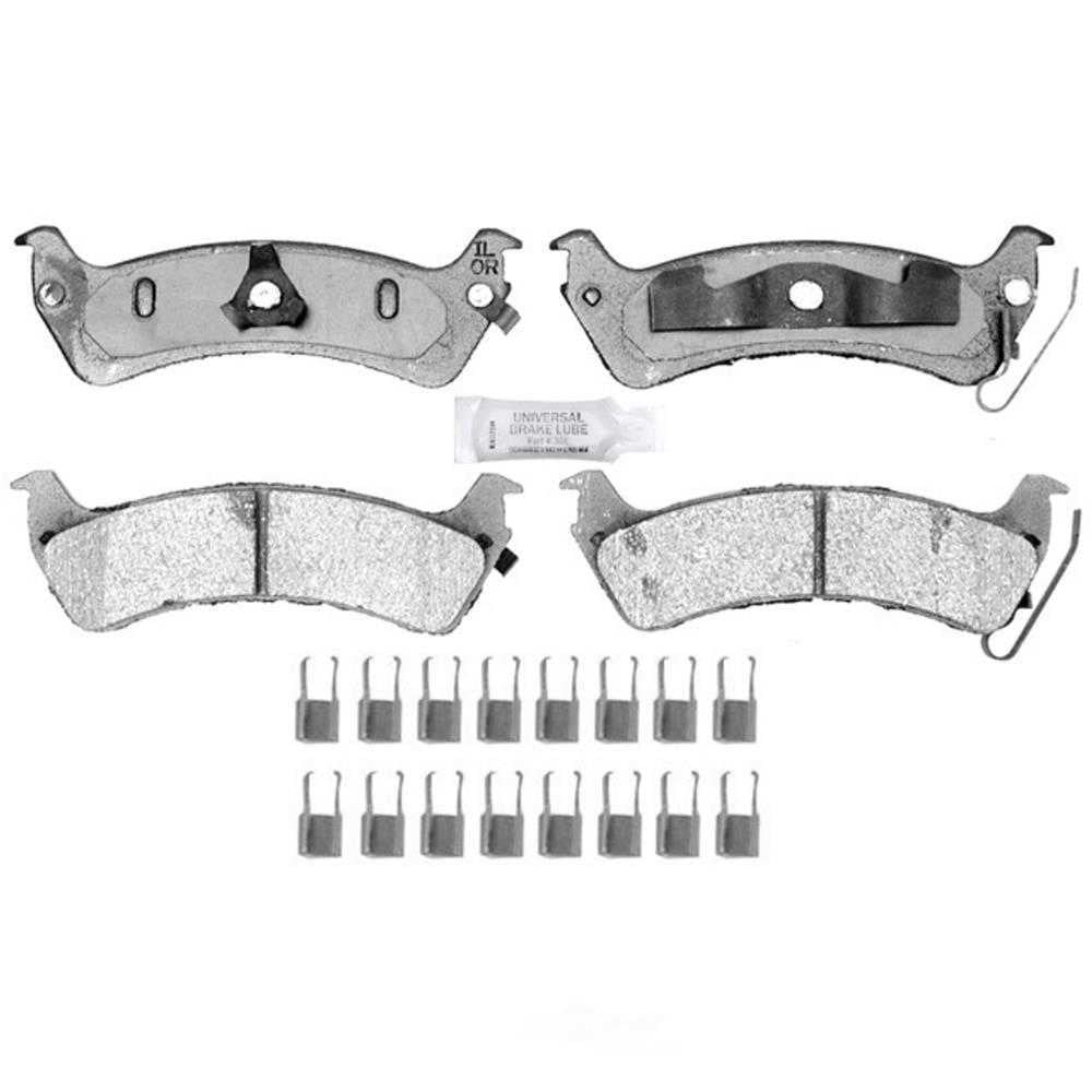 Disc Brake Pad Set Fits select: 1997-1998 JEEP WRANGLER / TJ, 1994-1998 JEEP GRAND CHEROKEE