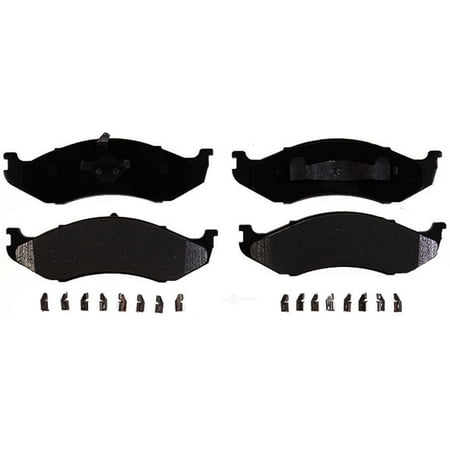 Disc Brake Pad Set Fits select: 1997-2006 JEEP WRANGLER / TJ, 1990-1995 JEEP WRANGLER / YJ