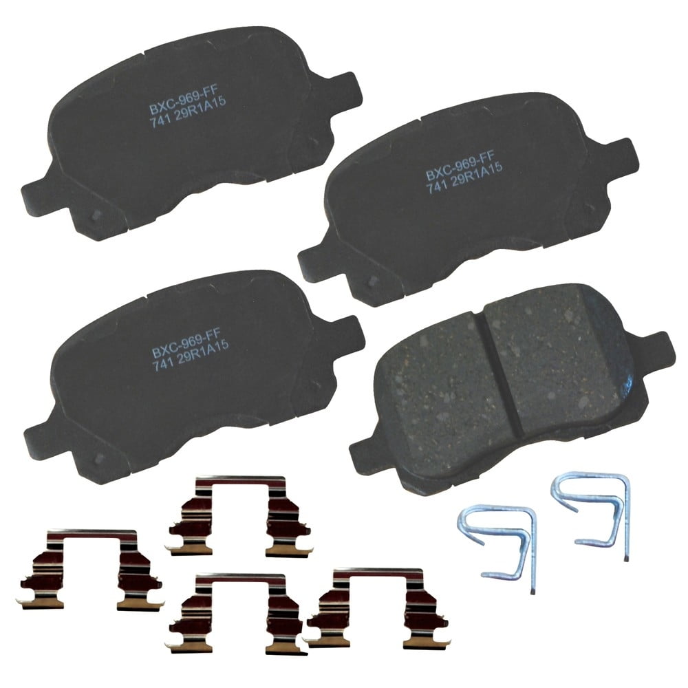 Disc Brake Pad Set Fits select: 1998-2002 TOYOTA COROLLA, 1998-2002 CHEVROLET GEO PRIZM