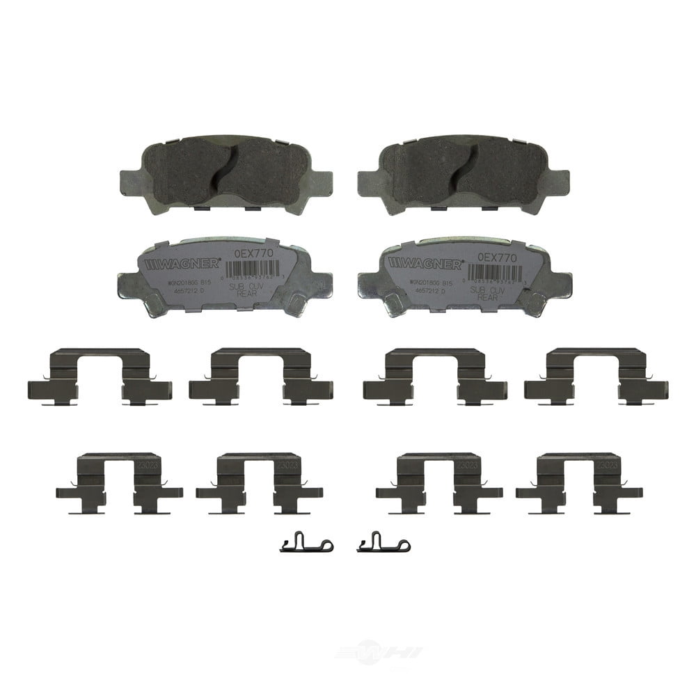 Disc Brake Pad Set Fits select: 1998-2003 SUBARU FORESTER, 2000-2009 SUBARU LEGACY