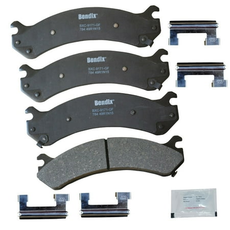 Disc Brake Pad Set Fits select: 1999-2010 CHEVROLET SILVERADO, 1999-2007 GMC NEW SIERRA