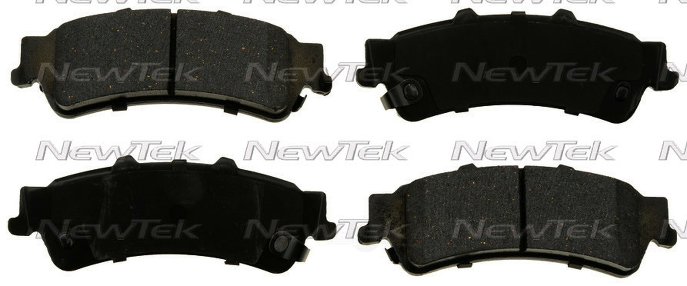 NewTek Automotive Shimmed Velocity Plus Semi-Metallic Disc Brake Pad Set for CHEVROLET, GMC, CADILLAC