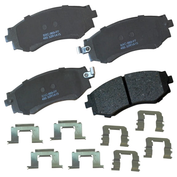 Disc Brake Pad Set Fits select: 2000-2006 NISSAN SENTRA, 1997-1998 NISSAN 240SX