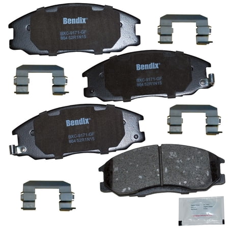 Disc Brake Pad Set Fits select: 2001-2006 HYUNDAI SANTA FE, 2002-2004 KIA SEDONA