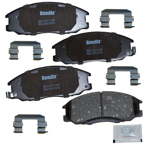 Disc Brake Pad Set Fits select: 2001-2006 HYUNDAI SANTA FE, 2002-2004 KIA SEDONA
